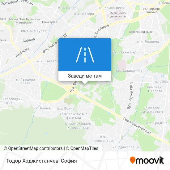 Тодор Хаджистанчев карта