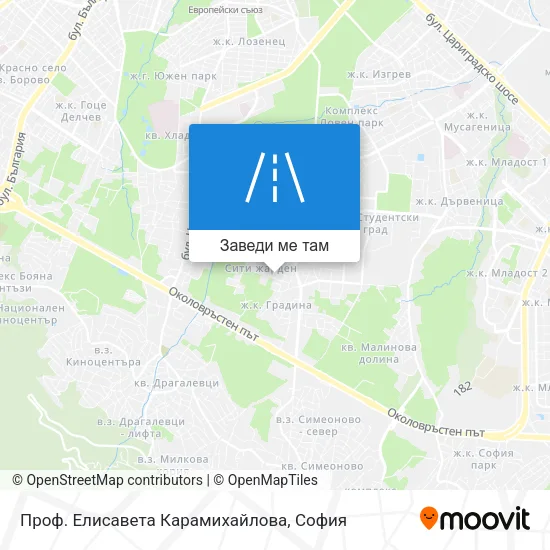 Проф. Елисавета Карамихайлова карта