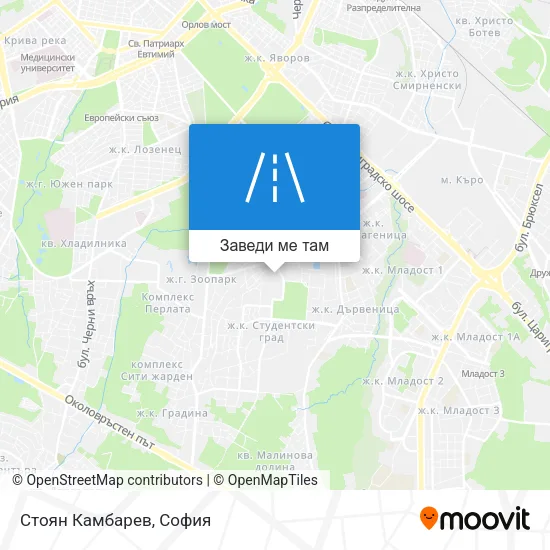 Стоян Камбарев карта