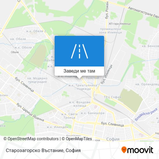 Старозагорско Въстание карта