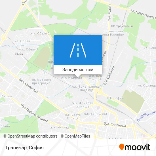 Граничар карта