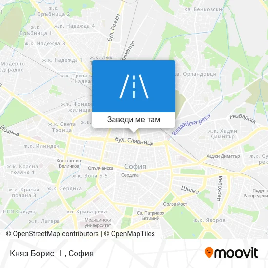 Княз Борис Ⅰ карта
