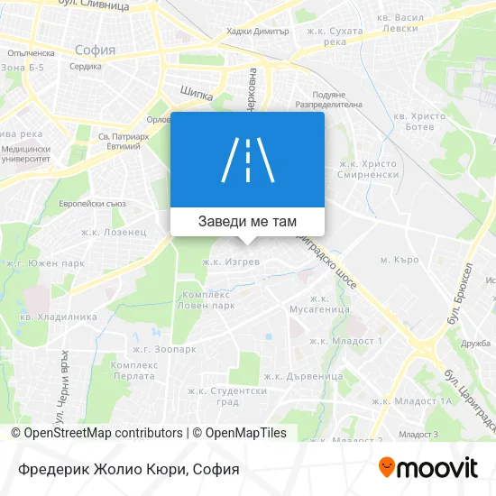 Фредерик Жолио Кюри карта