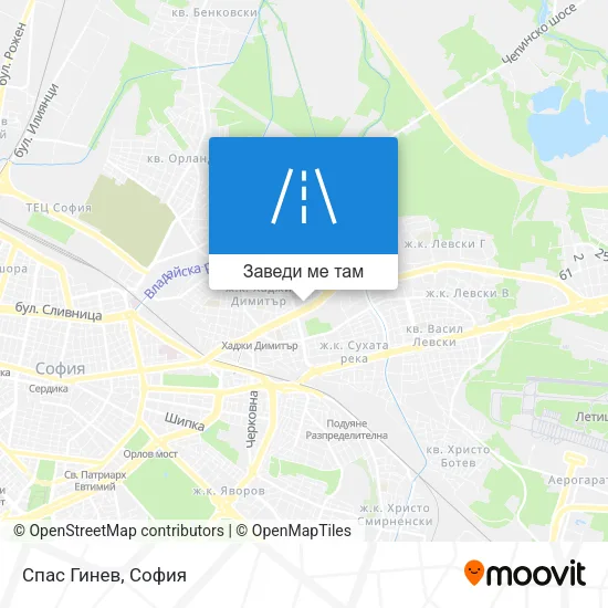 Спас Гинев карта