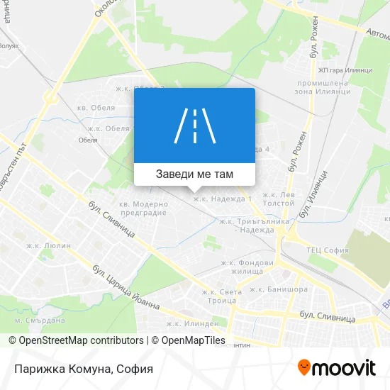 Парижка Комуна карта