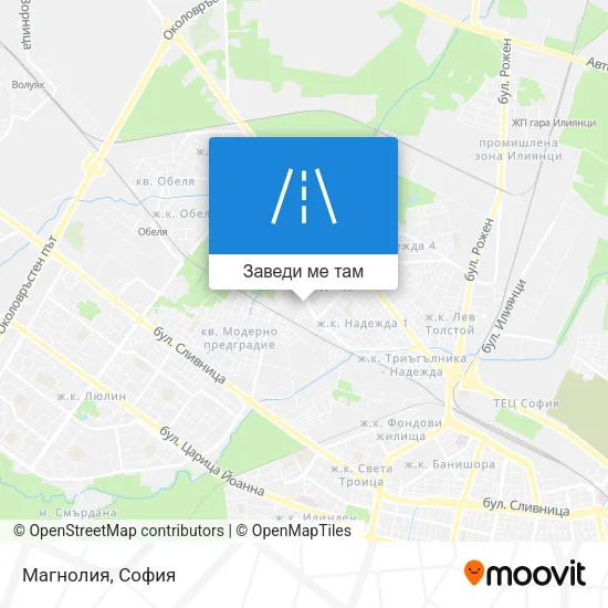 Магнолия карта