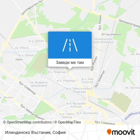 Илинденско Въстание карта