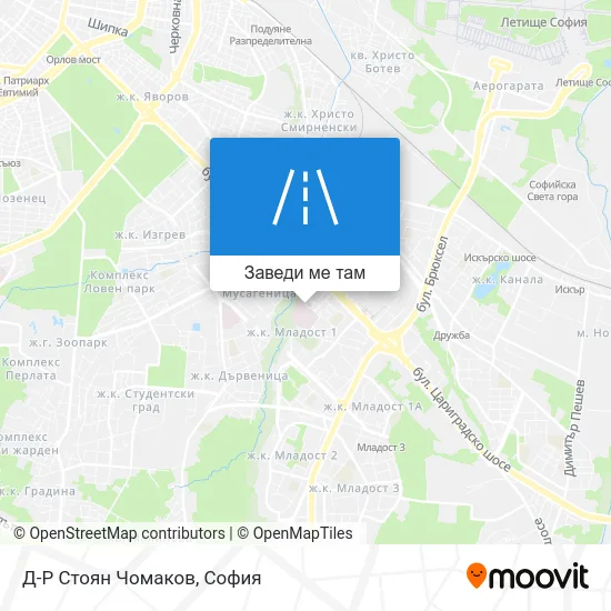 Д-Р Стоян Чомаков карта