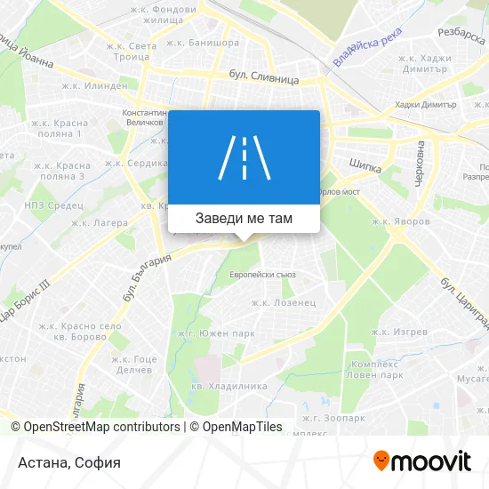 Астана карта