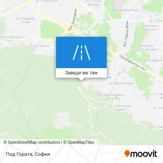 Под Гората карта