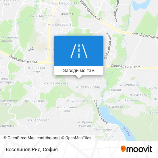 Веселинов Рид карта