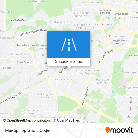 Майор Горталов карта