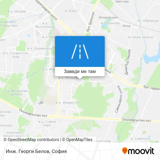 Инж. Георги Белов карта