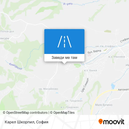 Карел Шкорпил карта