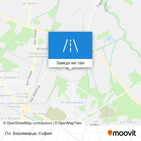 Пл. Биримирци карта