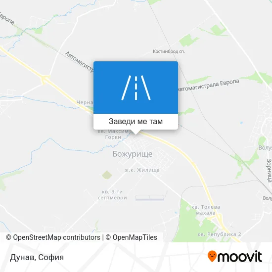 Дунав карта