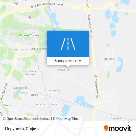 Перуника карта