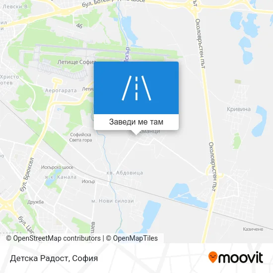 Детска Радост карта
