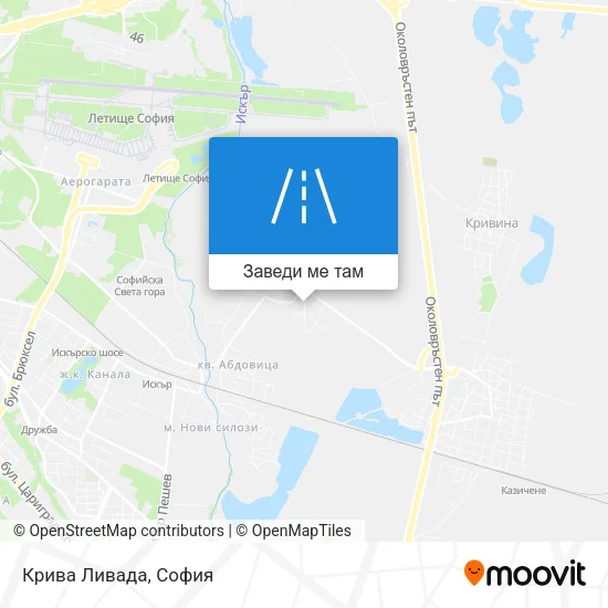 Крива Ливада карта