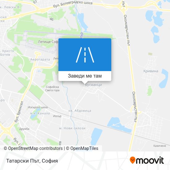 Татарски Път карта