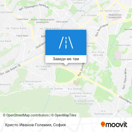 Христо Иванов-Големия карта