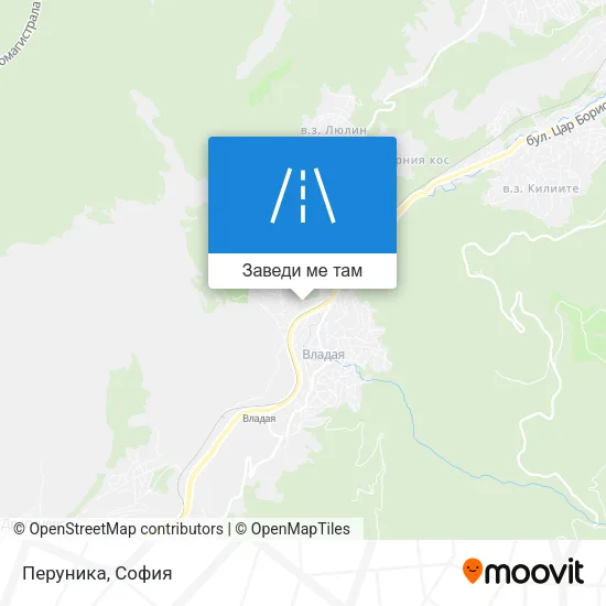 Перуника карта