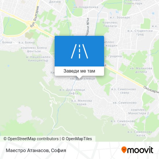 Маестро Атанасов карта