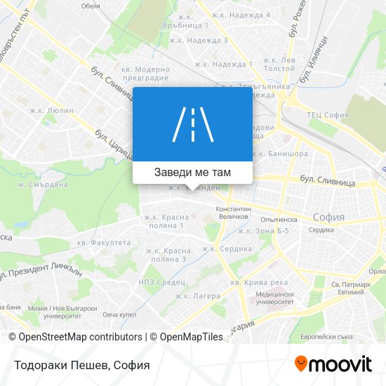 Тодораки Пешев карта