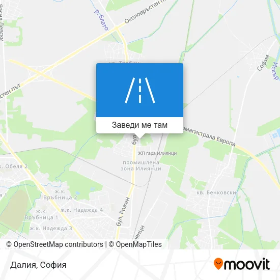 Далия карта