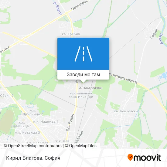 Кирил Благоев карта