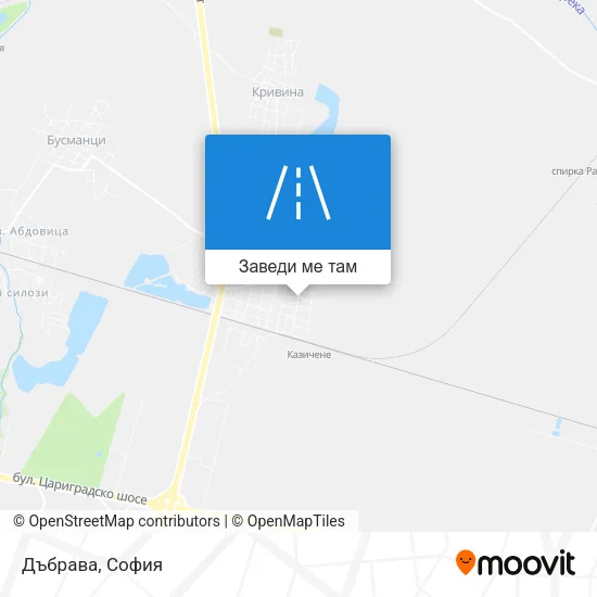 Дъбрава карта