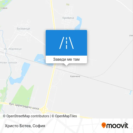 Христо Ботев карта
