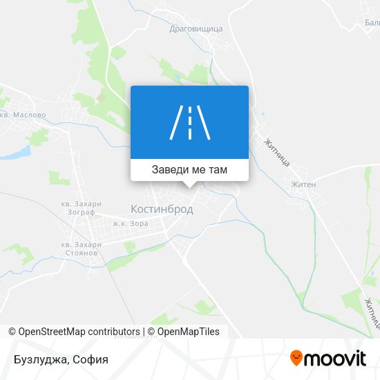 Бузлуджа карта