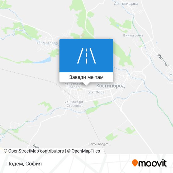 Подем карта