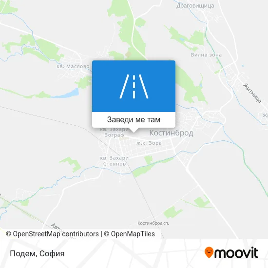 Подем карта