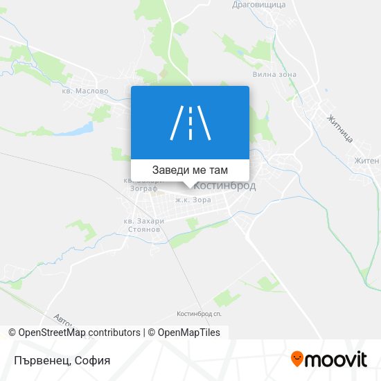 Първенец карта