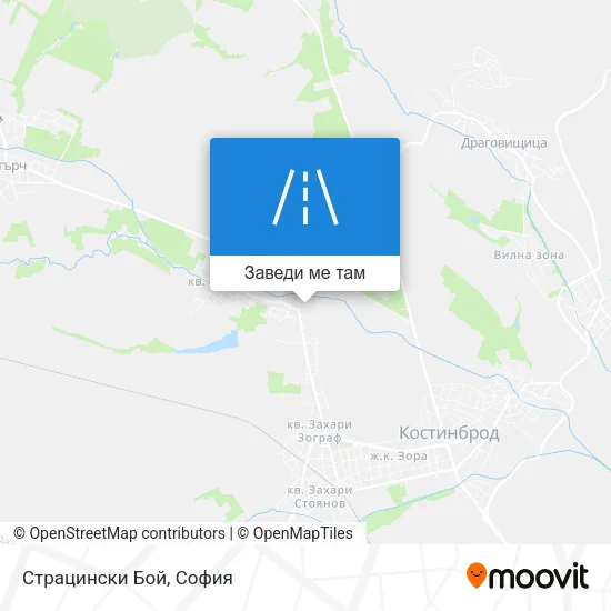 Страцински Бой карта