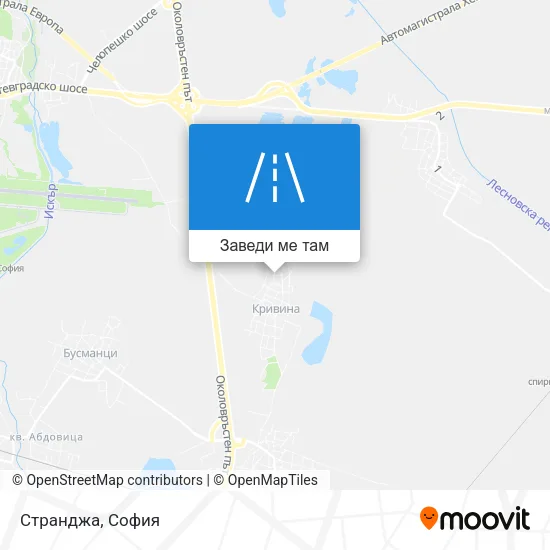 Странджа карта