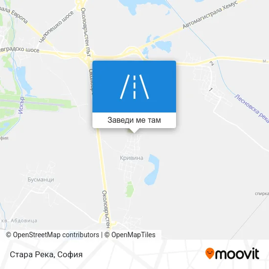 Стара Река карта