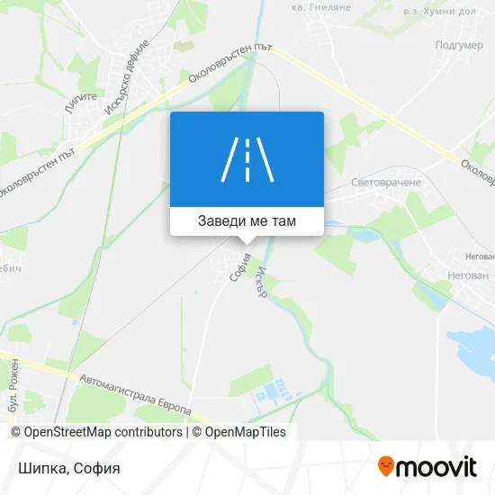 Шипка карта