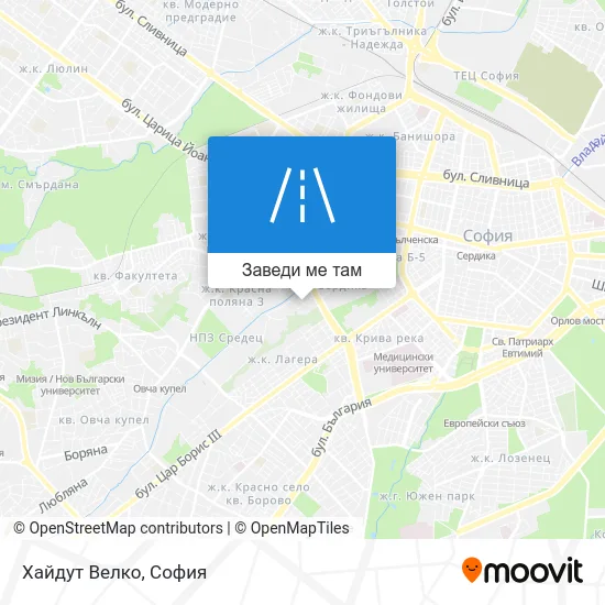 Хайдут Велко карта