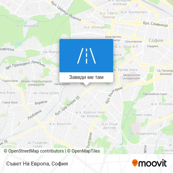 Съвет На Европа карта