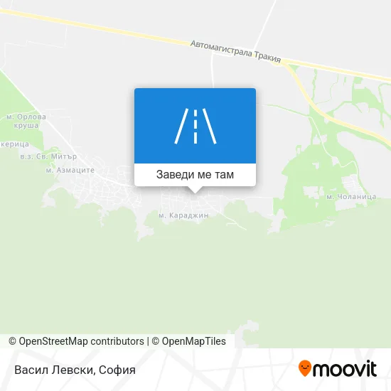 Васил Левски карта