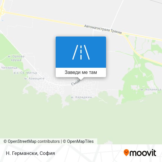 Н. Германски карта