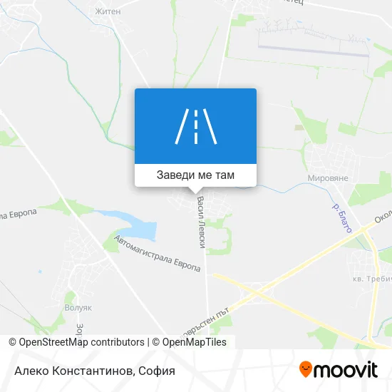 Алеко Константинов карта