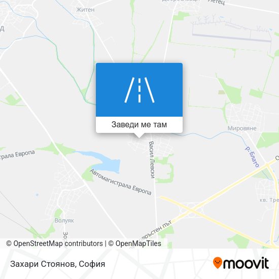 Захари Стоянов карта
