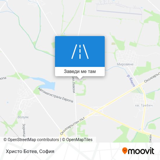 Христо Ботев карта