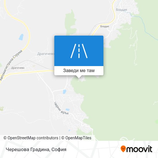 Черешова Градина карта