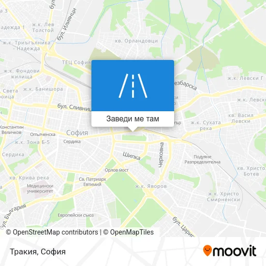 Тракия карта