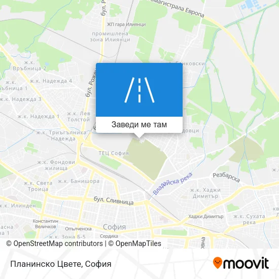 Планинско Цвете карта
